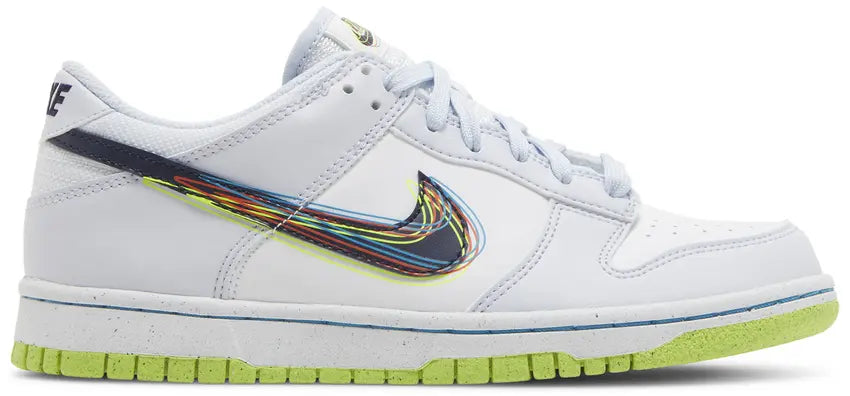 Nike Dunk Low 3D Swoosh Grey (GS)