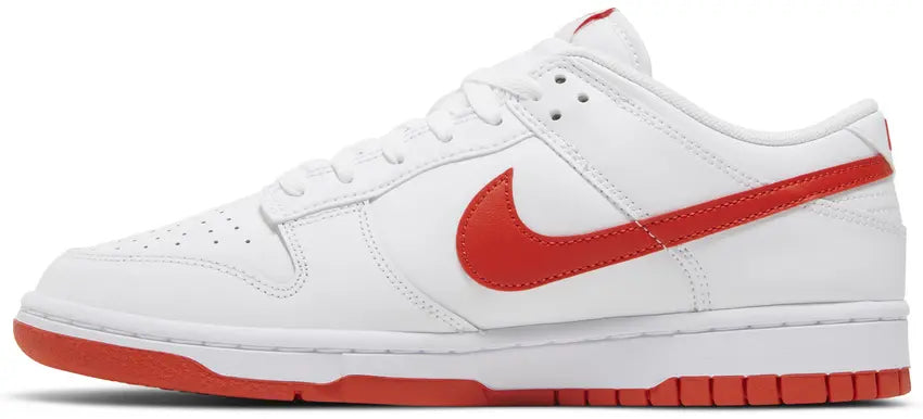 Nike Dunk Low Retro White Picante Red