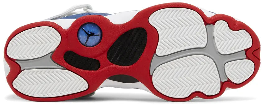 Jordan 6 Rings White University Red Light Steel Grey True Blue (GS)